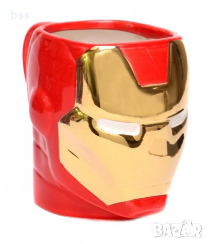 Код 91669 Забавна керамична чаша за топли напитки - комикс герой Iron Man / Айрън Мен., снимка 2 - Чаши - 33971795