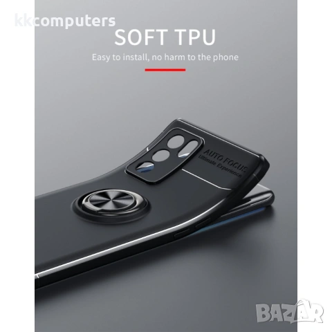 Oppo Reno6 Pro 5G Удароустойчив Metal Ring Калъф и Протектор, снимка 8 - Калъфи, кейсове - 53074673