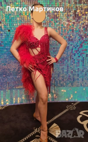 Рокля за спортни танци- латина, снимка 3 - Рокли - 53769332