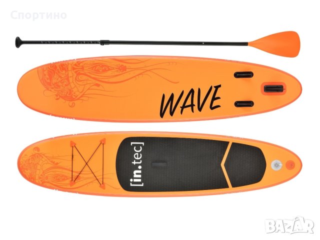 Wave Надуваем Падъл Борд Stand Up Paddle Board Падълборд SUP 10' 305cm 100kg, снимка 1 - Водни спортове - 40358794