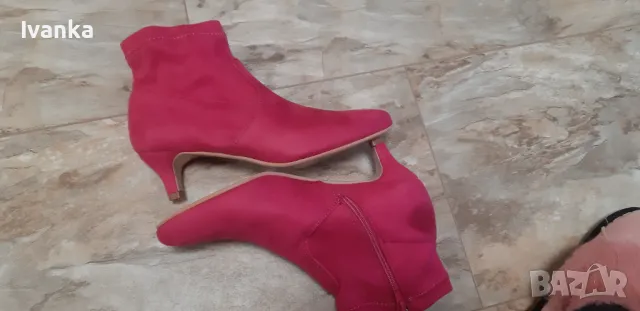 Дамски Боти Велурени , снимка 4 - Дамски боти - 50055841