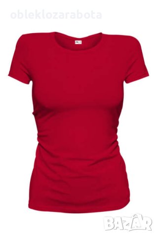 Дамска тениска 100% памук, снимка 1 - Тениски - 41475612