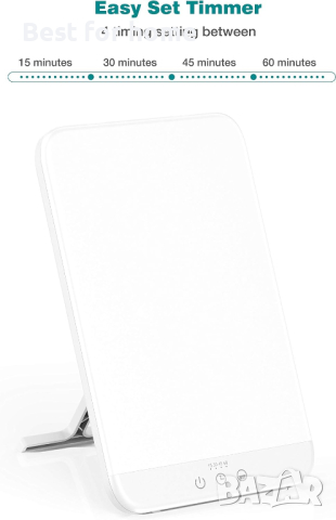 Терапевтична лампа Light Therapy Lamp, Ultra-Thin UV-Free 10000 Lux, снимка 4 - Други - 44921572