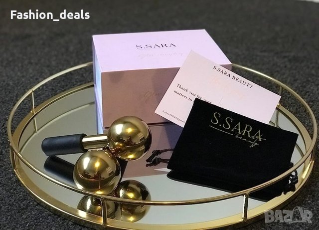 Нови 2 броя Масажен валяк за лице от неръждаема стомана/Подмладява кожата, снимка 7 - Други - 41583210