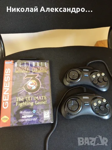 Пълен комплект Оригинална SEGA MEGA DRIVE II, снимка 4 - Други игри и конзоли - 55786140