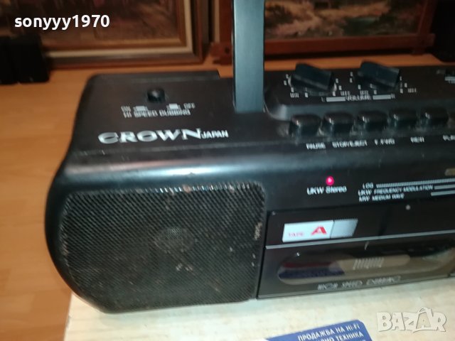 CROWN-КАСЕТОФОН 2407231130, снимка 7 - Радиокасетофони, транзистори - 41640765