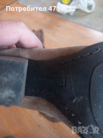 Дамски, италиански велурени ботуши , снимка 4 - Дамски ботуши - 53253970