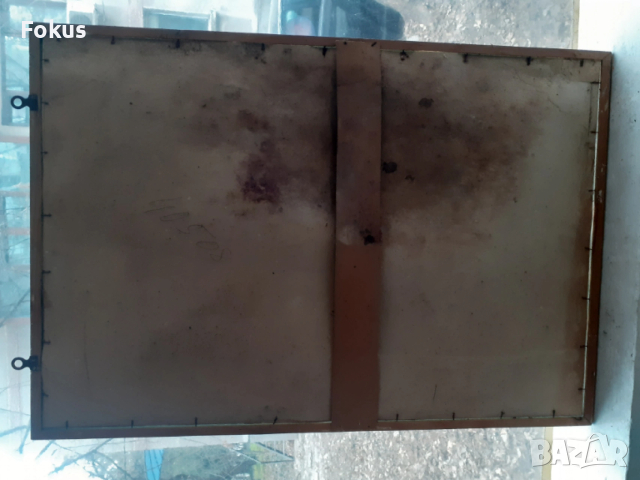 Голям плакат картина СОЦ гражданска защита рамка, снимка 5 - Антикварни и старинни предмети - 53394543