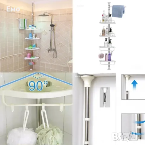 Етажерка за баня - Ъглова