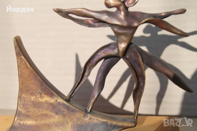 Бронзова пластика, снимка 8 - Антикварни и старинни предмети - 49061995