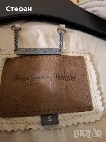 Дамско кожено яке Pepe Jeans London, снимка 4 - Якета - 55805745