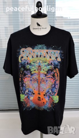 Santana 2015 Euro Tour Double Sided Graphic T-Shirt  Official Merch - мъжка тениска размер XL  