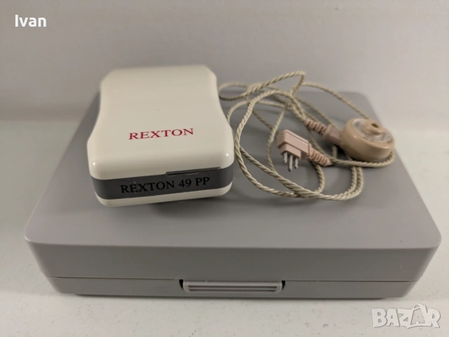  Vintage джобен слухов апарат Rexton 49 PP, снимка 2 - Слухови апарати - 53842659