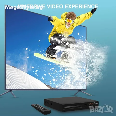 HD DVD & CD Плейър Tojock DVP-506 – Мултирегионален с Full-HD 1080p Upscaling, снимка 6 - Плейъри, домашно кино, прожектори - 56003304