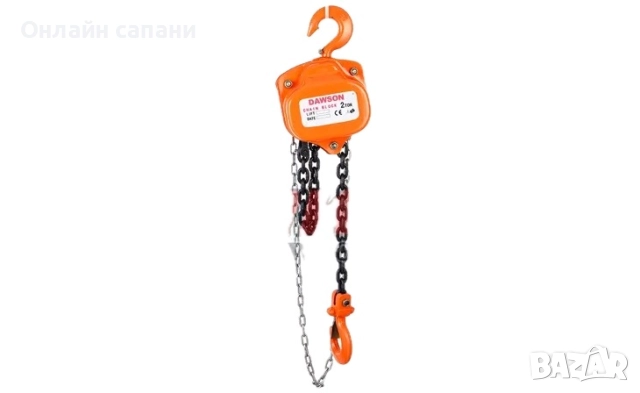 Верижен телфер талия механичен от 1000 кг до 5000 кг, снимка 2 - Други машини и части - 26203895