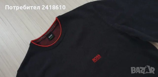 Hugo Boss Rimex_ 18W Cotton Knit Мens Size XL НОВО! ОРИГИНАЛ! Мъжки  Пуловер!, снимка 2 - Пуловери - 47894761