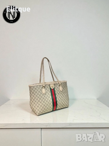 чанти GUCCİ OPHİDA GG LARGE TOTE BAG STOKTA ➡️ 43cm ⬆️ 30cм