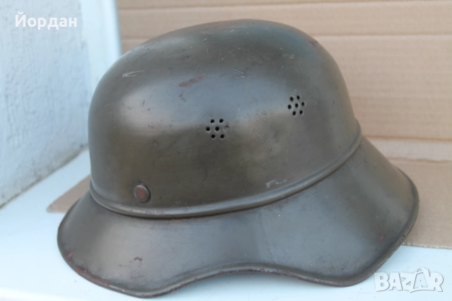 Немска каска ''Luftschutz'' за ''БА''  ''ПВХЗ'' , снимка 7 - Антикварни и старинни предмети - 52335332