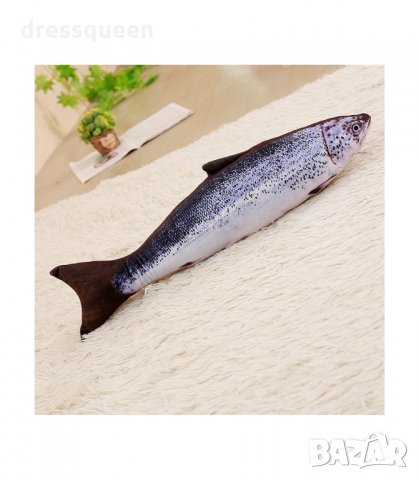 3117 Плюшена играчка за котки, рибка с дължина 20см., снимка 3 - За котки - 34247968