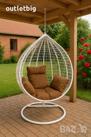 Градинска висяща люлка тип гнездо,яйце–Промоция!