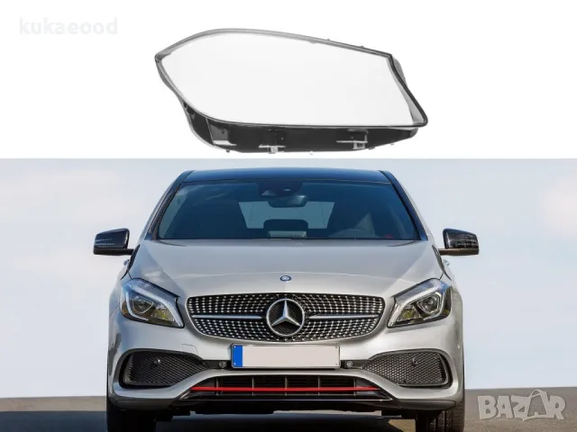 Стъкло за фар на Mercedes A-Class W176 Facelift, снимка 5 - Части - 47546471