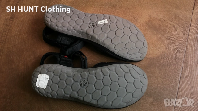 CLOUDSTEPPERS by Clarks Mens Step Beat Sun Black Sandals размер EUR 45 мъжки сандали 176-12-S, снимка 12 - Мъжки сандали - 53046688