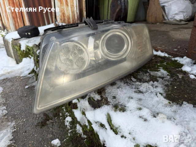 ляв фар led аudi a8 s8 d3 5.2 450hp facelift 2009г цена 200 евро 4e0 941 003  4e led  щипките са счу, снимка 2 - Части - 53558041