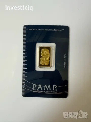 Инвестиционно златно кюлче PAMP Suisse – 5 г, 999.9