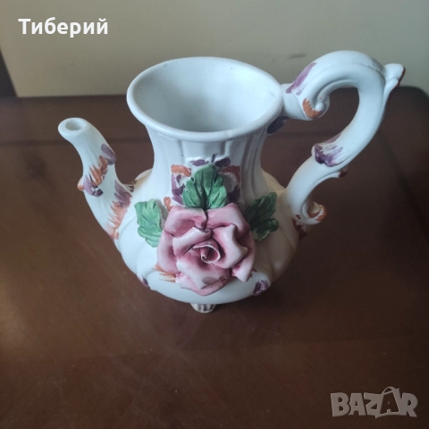 Порцеланова  бонбониера/ваза Bassano, снимка 3 - Декорация за дома - 52126646