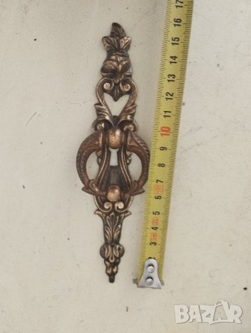 четири стари месингови дръжки за мебел , снимка 2 - Други ценни предмети - 41744084