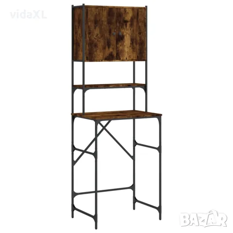 vidaXL Шкаф за пералня, опушен дъб, 68x48,5x194 см, снимка 1 - Шкафове - 56148226