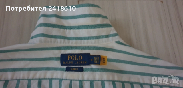 POLO Ralph Lauren Slim Fit Cotton Mens Size M НОВО! ОРИГИНАЛ! Мъжка Риза!, снимка 3 - Ризи - 52215311