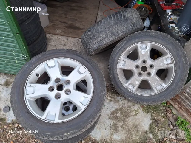 4 бр джанти 5/114.3 16 цол с много добри гуми, снимка 2 - Гуми и джанти - 48920664