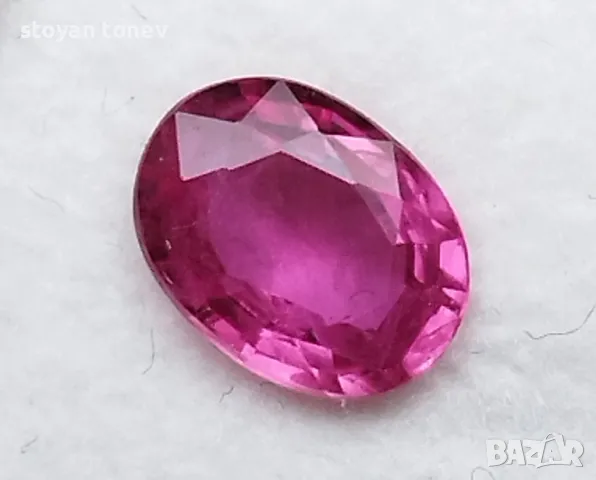 Рядък розовеещ рубин от Тайланд с VS чистота - 0.90кт.! Нов!, снимка 9 - Други - 48079470