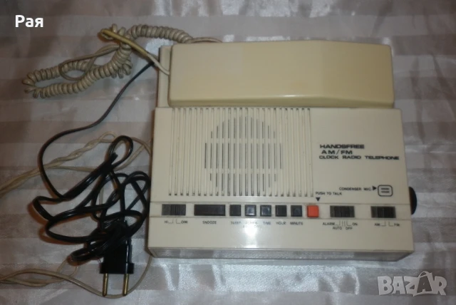Am/fm Alarm Clock Radio Telephone Phone Model international japan cr-2055, снимка 1