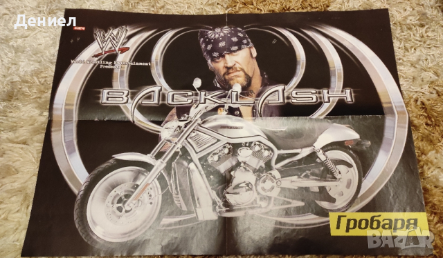 Уникални плакати на Първична сила WWE - Разбиване - Кеч, снимка 5 - Нумизматика и бонистика - 44700639