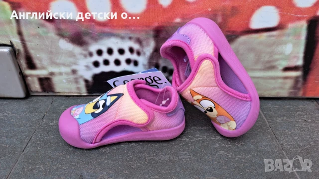 Английски детски кецки с Bluey-George, снимка 3 - Детски пантофи - 50807917