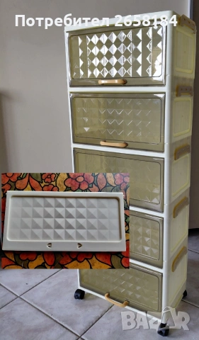 НОВО шкафче, 2 вида вратички, вис.98см