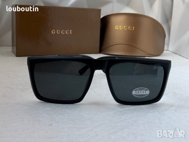 Gucci класически мъжки слънчеви очила с поляризация, снимка 2 - Слънчеви и диоптрични очила - 41742590