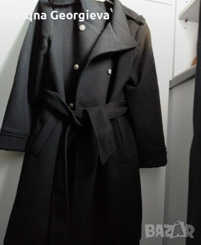 Дамско кашмирено палто , снимка 5 - Палта, манта - 53079038