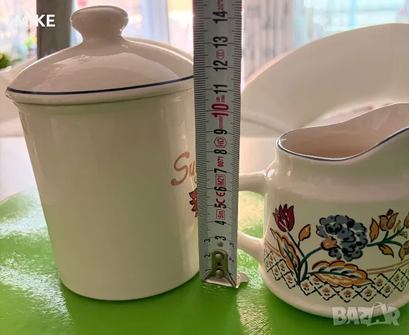 Порцеланов буркан и каничка, снимка 5 - Сервизи - 52338556