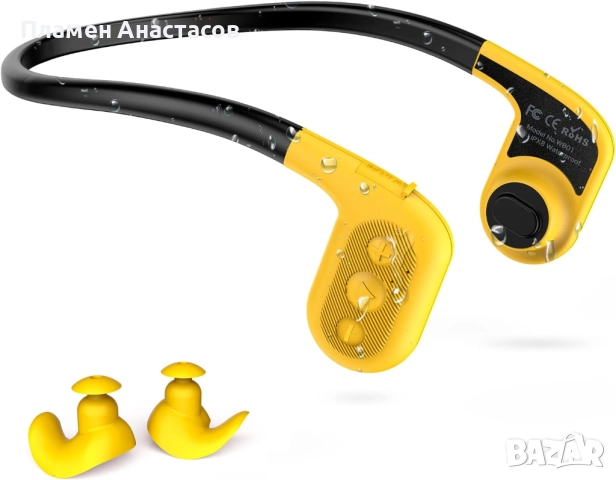 Tayogo W01 – водоустойчиви слушалки с костна проводимост, 8GB MP3 плеър и FM радио