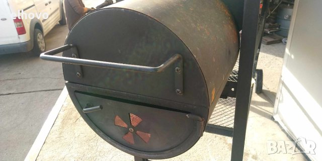 Барбекю комбинирано-газ и въглища, снимка 6 - Барбекюта - 44179781