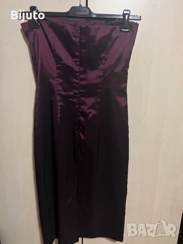 Рокля сатенена тафта S размер, снимка 2 - Рокли - 44356179