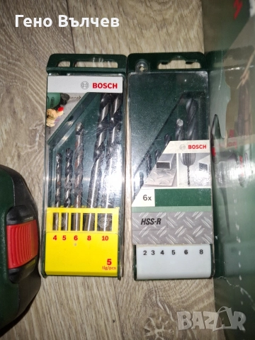 Винтоверт Бош / BOSCH PSR 1200, снимка 4 - Винтоверти - 56319261