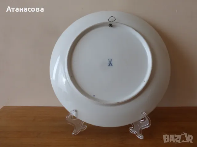 Порцеланова чиния за стана Майсен 1975 г, снимка 6 - Декорация за дома - 49545479