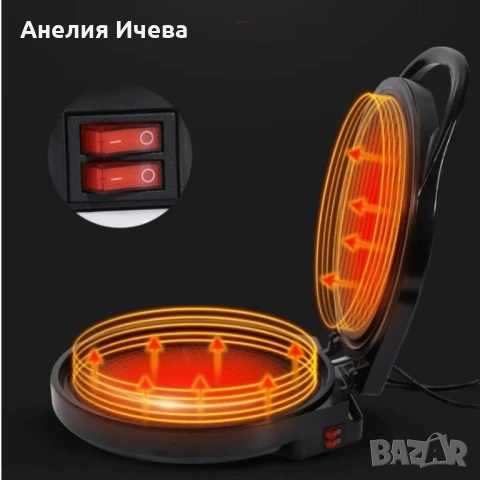 Иновативен уред за палачинки,пици и др ястия без обръщане, снимка 3 - Други - 51042839