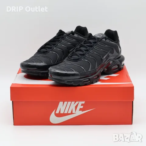 !НОВИ! Nike Air Max Plus 'TN' | Triple Black | + КУТИЯ