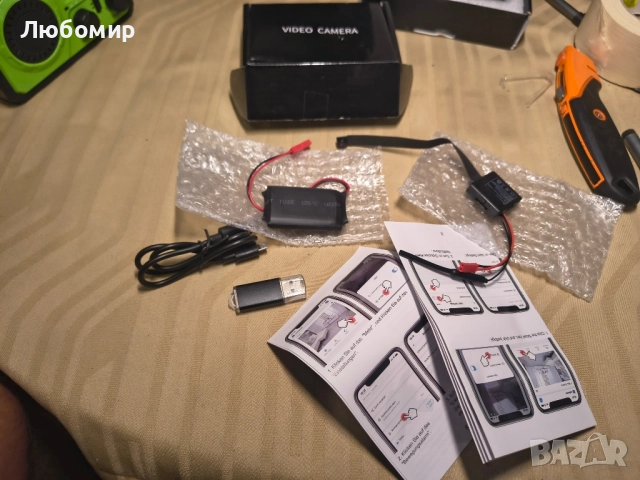 Мини камера HGYGHO, 1080P WLAN малка камера за вътрешен телефон с приложение, малка видеокамера , снимка 3 - Камери - 51495648