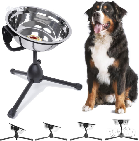 Повдигната купа за кучета Vexong, голям размер за кучета между 27 и 45 кг, 3-литрова